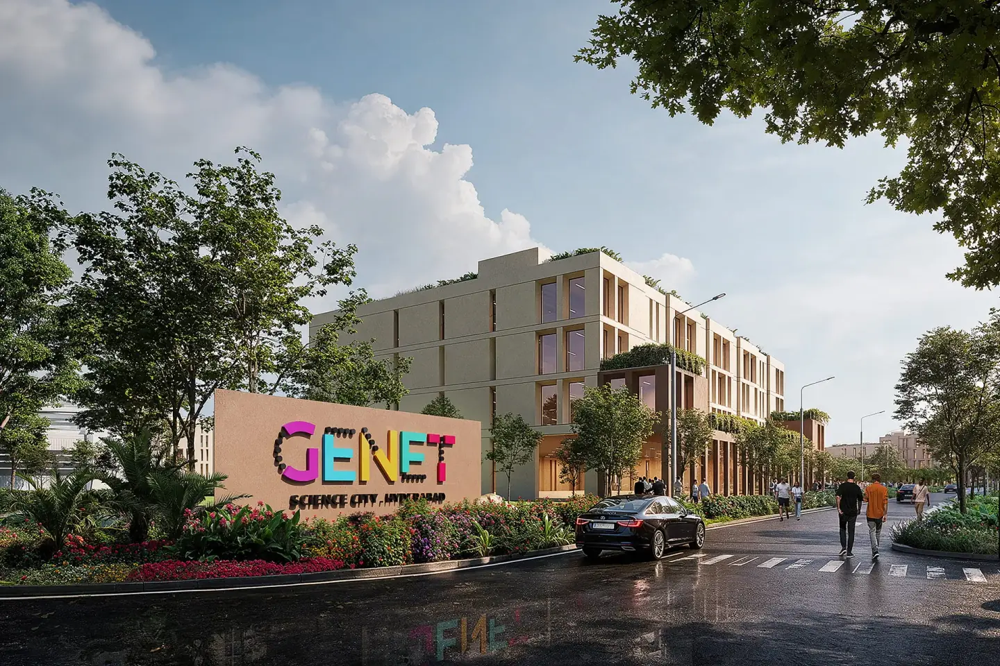Genet city -<br/>Perkins and Eastman, Hyderabad